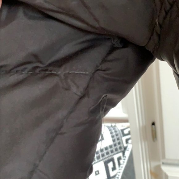 * J.CREW Down Feather Winter Puffer Coat Hood BLK - Picture 7 of 7